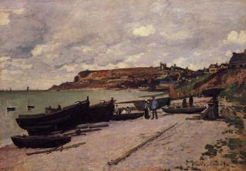 尅勞德 莫奈 Sainte-Adresse, Fishing Boats on the Shore